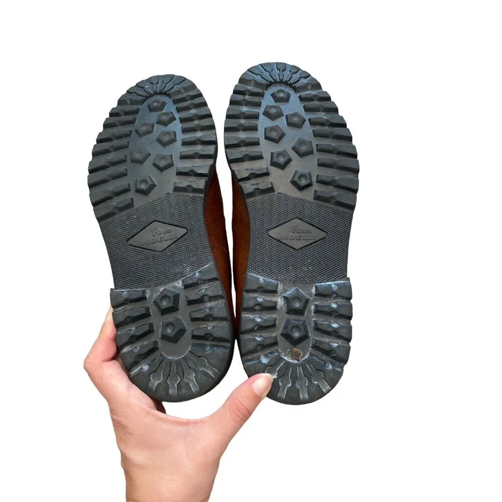 EVERGREEN FOOTWEAR MEN'S BROWN LEATHER DERBY LACE-UP SHOES SZ 10.5 - Picture 8 of 8